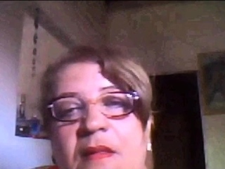 Brazilian granny shows her tits
